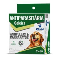 Coleira Antipulgas e Carrapatos para Cachorro Dugs - World Pet
