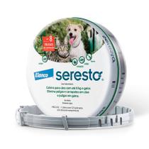 Coleira Antipulgas e Carrapatos Seresto para Cães e Gatos até 8 Kg Elanco Coleira Antipulgas e Carrapatos Seresto para Cães e Gatos até 8 Kg Elanco