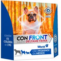 Coleira Antipulgas para Cães Pequenos e Médio Porte Confront Deltametrina Óleo de Citronela 19g Coleira Antipulgas para Cães Pequenos e Médio Porte Confront Deltametrina Óleo de Citronela 19g