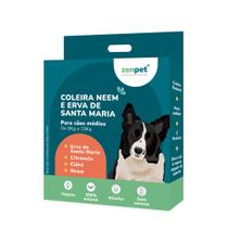 Coleira Antipulgas&Parasitas Ajustável P/ Cães&Gatos Zenpet