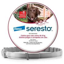 Coleira Antipulgas Seresto Cães acima de 8 kg - 8 meses de proteção - Elanco Coleira Antipulgas Seresto Cães acima de 8 kg - 8 meses de proteção - Elanco