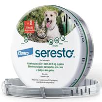 Coleira Antipulgas Seresto Cães até 8 kg 8 meses de proteção Coleira Antipulgas Seresto Cães até 8 kg 8 meses de proteção