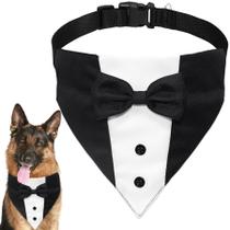 Coleira Bandana de Casamento para Cães - Tamanho GG