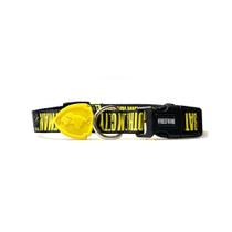 Coleira Batman Forever Preto e Amarelo Freefaro para Cães