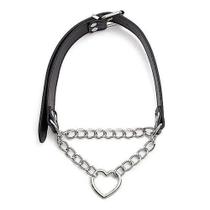 Coleira Bondage Corrente Coração Sexy Import Coleira Bondage Corrente Coração Sexy Import