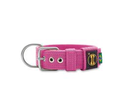 Coleira Cachorro Grande Pit Bull Fit Cor:Rosa Tamanho: Gg