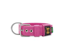 Coleira Cachorro Grande Pit Bull Fit Cor:Rosa Tamanho: Pp