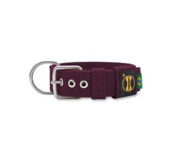 Coleira Cachorro Grande Pit Bull Fit Cor:Vinho Tamanho: PP Coleira Cachorro Grande Pit Bull Fit Cor:Vinho Tamanho: PP