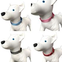 Coleira Cachorro Pequeno Nylon Reforçado Com Ajuste N4 Coleira Cachorro Pequeno Nylon Reforçado Com Ajuste N4