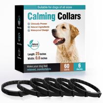 Coleira calmante ZHANGK para cães, 6 pacotes, anti-ansiedade, 65 cm