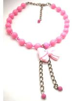 Coleira Colar Para Cachorro Rosa