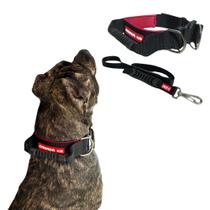 Coleira com Alça + Guia para Cães de Grande Porte Coleira com Alça + Guia para Cães de Grande Porte