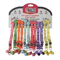 Coleira com Estampas Sortidas de Frutas para Gatos 1 Unidade Great Pets