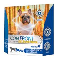 Coleira Con Front Deltametrina ConFront 19g Cães Pequenos Médios World
