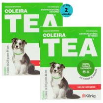 Coleira Contra Pulgas E Carrapatos Cães De Porte Médio 28g Com 44cm Kit Com 2 unidades