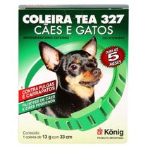 Coleira Contra Pulgas e Carrapatos TEA 327 Cães Pequenos König 13g com 33cm Coleira Contra Pulgas e Carrapatos TEA 327 Cães Pequenos König 13g com 33cm