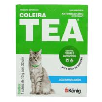 Coleira Contra Pulgas e Carrapatos TEA Para Gatos König 13g com 33cm Coleira Contra Pulgas e Carrapatos TEA Para Gatos König 13g com 33cm