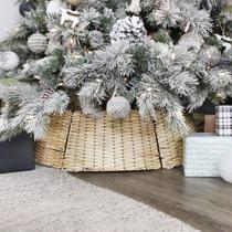 Coleira de árvore de Natal AuldHome Wicker Willow Natural 74cm