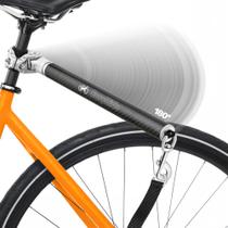 Coleira de Bicicleta para Cães Malabi V2.0 - Giratória 180° em Fibra de Carbono Preta