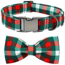 Coleira de cachorro: elegante manta de Natal com cauda pequena e laço para cães M Coleira de cachorro: elegante manta de Natal com cauda pequena e laço para cães M
