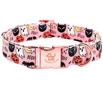 Coleira de cachorro: elegante rabo pequeno rosa de Halloween para cães pequenos Coleira de cachorro: elegante rabo pequeno rosa de Halloween para cães pequenos
