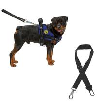Coleira De Cachorro Grande Médio E Pequeno Porte Peitoral Com Alça E Guia + Cinto De Segurança Pet Para Cães Coleira De Cachorro Grande Médio E Pequeno Porte Peitoral Com Alça E Guia + Cinto De Segurança Pet Para Cães