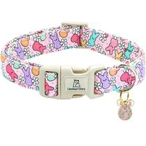 Coleira de cachorro Lionheart Glory com estampa de ovo de Páscoa para cães médios Coleira de cachorro Lionheart Glory com estampa de ovo de Páscoa para cães médios