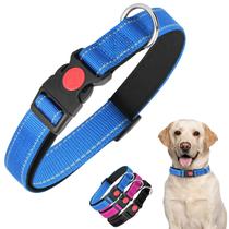 Coleira de cachorro Nobleza refletiva ajustável para cães grandes, azul Coleira de cachorro Nobleza refletiva ajustável para cães grandes, azul