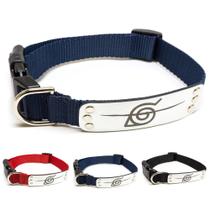 Coleira de cachorro Pawsonify Naruto Shippuden para cães grandes Navy Rogue Coleira de cachorro Pawsonify Naruto Shippuden para cães grandes Navy Rogue