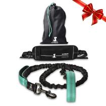 Coleira de cachorro sem usar as mãos SparklyPets Professional Teal para 1 cão Coleira de cachorro sem usar as mãos SparklyPets Professional Teal para 1 cão