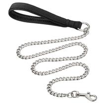Coleira de cachorro SLE Heavy Duty Metal à prova de mastigar 180 cm para cães