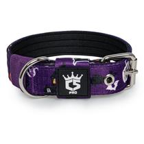 Coleira de cachorro TSPRO Tactical Halloween Purple para cães pequenos