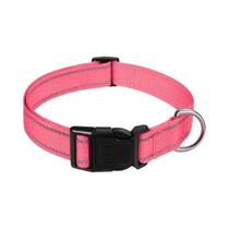 Coleira De Cão Ajustável Em Nylon Refletivo Com Fivela Para Cães Pequenos, Médios E Grandes, Coleira