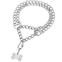 Coleira de corrente para cães W/W Lifetime Cuban Link 24 mm para cães pequenos Coleira de corrente para cães W/W Lifetime Cuban Link 24 mm para cães pequenos