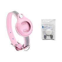 Coleira De Couro Ajustável Para Animais De Estimação Com Rastreador GPS Para Cães E Gatos, Proteção Coleira De Couro Ajustável Para Animais De Estimação Com Rastreador GPS Para Cães E Gatos, Proteção