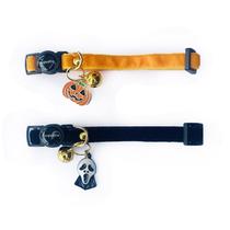 Coleira de gato Cognatio Quick Release Double Velvet Bell 20-30 cm