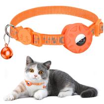 Coleira de gato Simket Airtag Reflective com fecho de segurança para gato