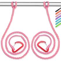 Coleira de remo para caiaque OCEANBROAD, elástica, 1,4-2,1 m, rosa, pacote com 2 unidades Coleira de remo para caiaque OCEANBROAD, elástica, 1,4-2,1 m, rosa, pacote com 2 unidades