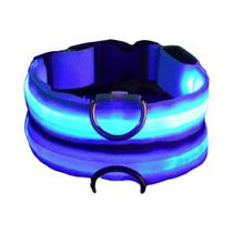 Coleira De Segurança Para Cães LED Fluorescente Luminosa Que Brilha No Escuro