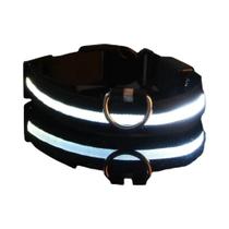 Coleira De Segurança Para Cães LED Fluorescente Luminosa Que Brilha No Escuro