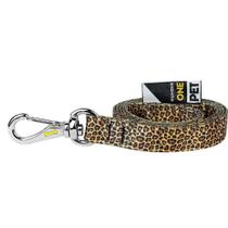 Coleira E Guia Para Cachorro Number One Leopard