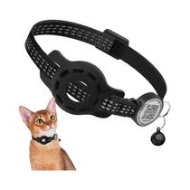 Coleira GPS Refletiva Para Gatos Com Tag De Código QR E Estojo Para Airtag, Coleira Para Gatinhos