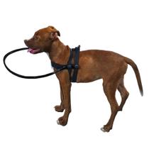 Coleira Guia Cachorro Cego Baixa Visão de Grande Porte com Aro Regulável - Pet Best Soluções