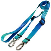 Coleira Guia Dupla para Cães Cachorro Regulável Adestramento Várias estampas Basic Pet