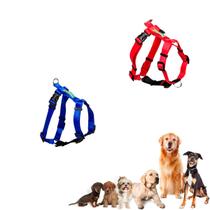 Coleira Guia Peitoral Resistente Cães Cachorro Anti Puxão - Lola Distribuidora