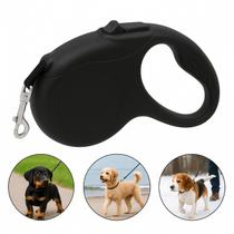 Coleira Guia Retrátil Pet 5m, Ideal Para Passeios Confortáveis