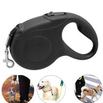 Coleira Guia Retrátil Pet Premium, 5m, Alta Performance e Segurança