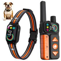 Coleira Inteligente 2 em 1 Tallentrol para Controle de Latidos e Adestramento, à Prova dÁgua IPX7, Alcance de 1000 m Coleira Inteligente 2 em 1 Tallentrol para Controle de Latidos e Adestramento, à Prova dÁgua IPX7, Alcance de 1000 m