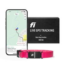 Coleira Inteligente GPS Fi Series 3 para Cães - À Prova D'Água (Rosa)