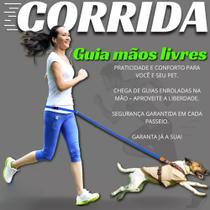 Coleira Mãos Livres Para Cachorro com Regulagem Cintura Ajustável para caminhadas e corridas